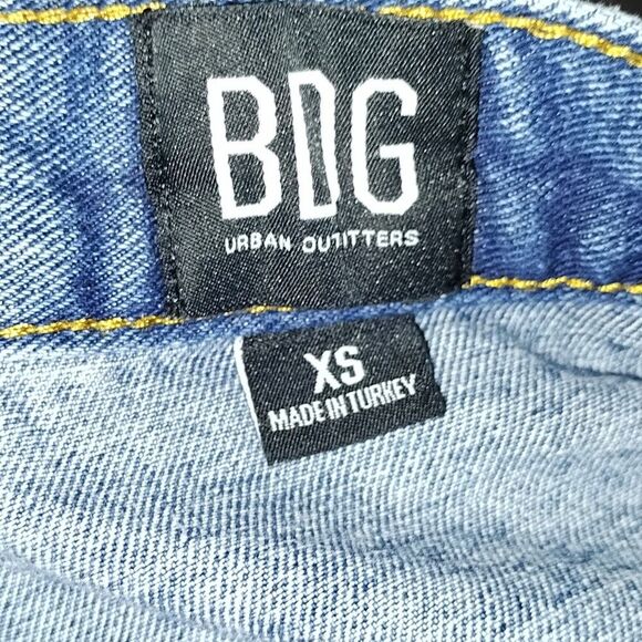 BDG Urban Outfitters Button Front Denim Jean Mini Skirt Sz XS - Picture 5 of 5